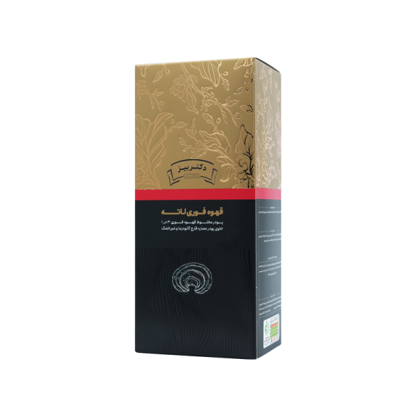 کافه لاته با قارچ گانودرما ۲۰ عددی